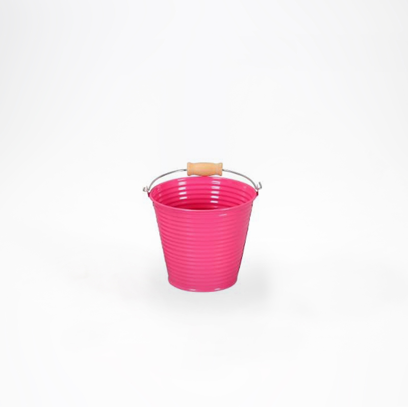 Balde Zinco - 13cm Fushia